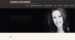 Desktop Screenshot of nathalieducharme.com